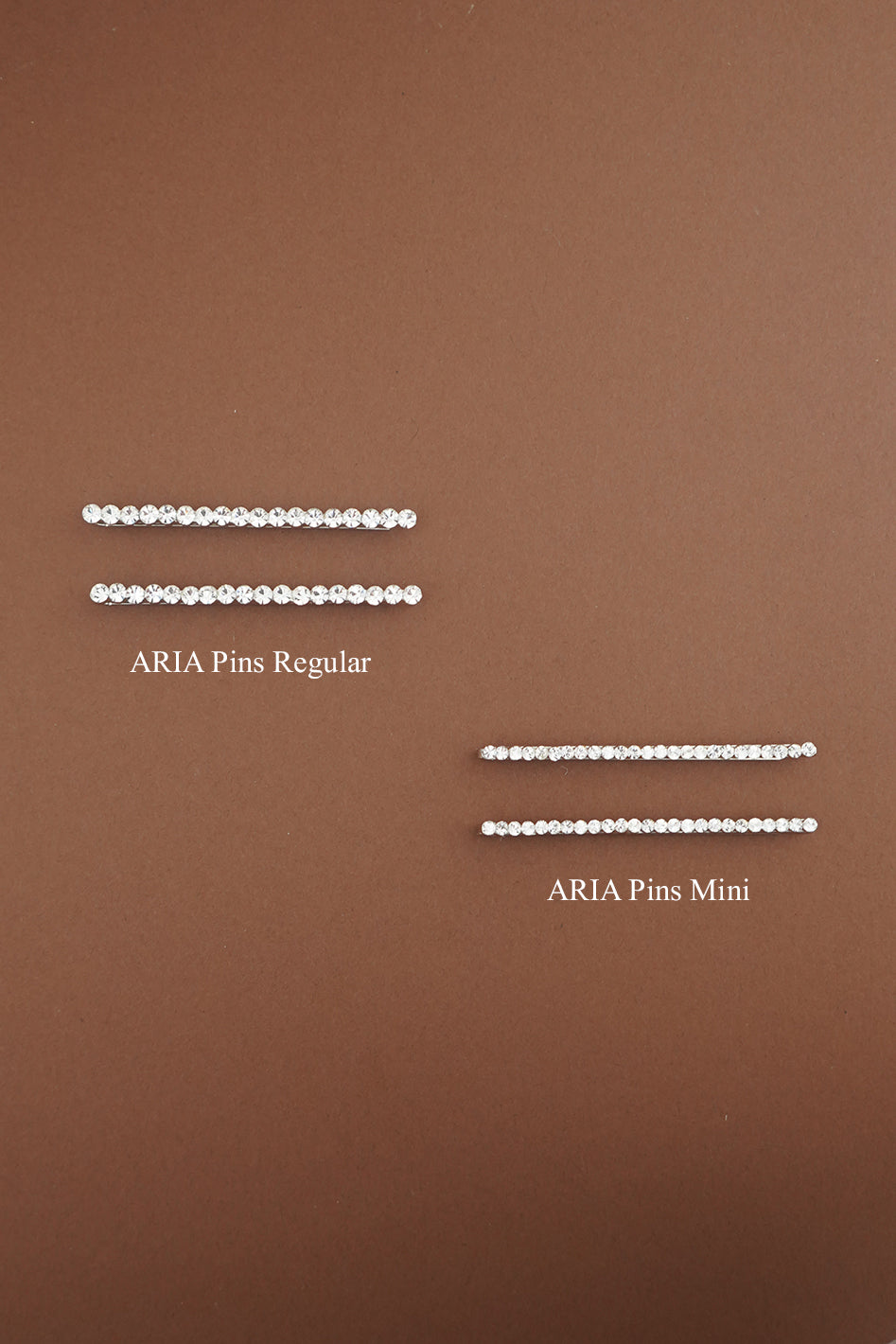 ARIA Regular Swarovski Hair Pins (Sold in Pairs)