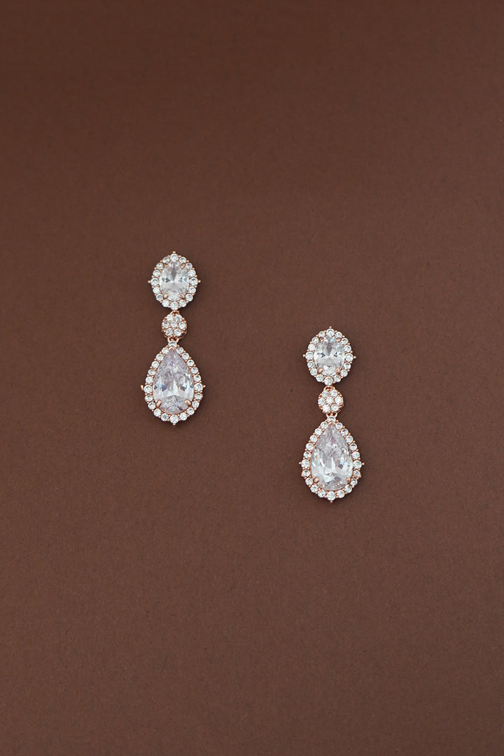 AWE Simulated Diamond Drop Earrings