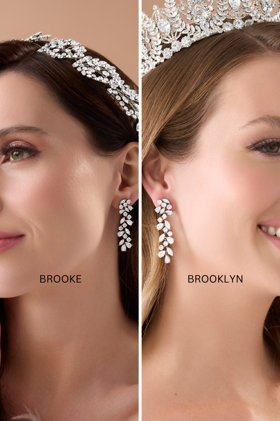 BROOKLYN Simulated Diamond Drop Earrings