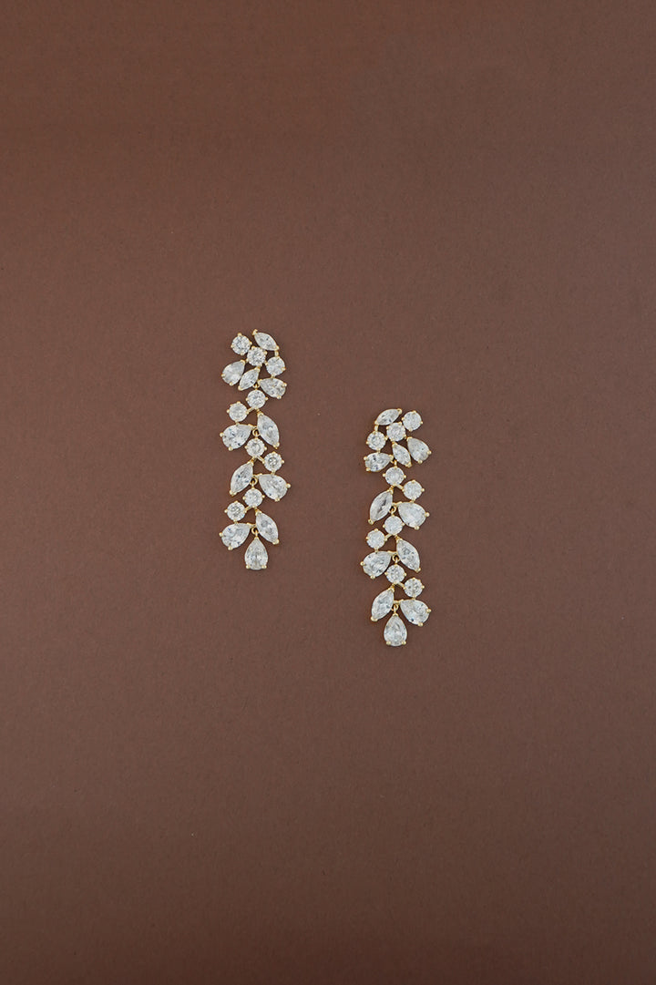 BROOKLYN Simulated Diamond Drop Earrings
