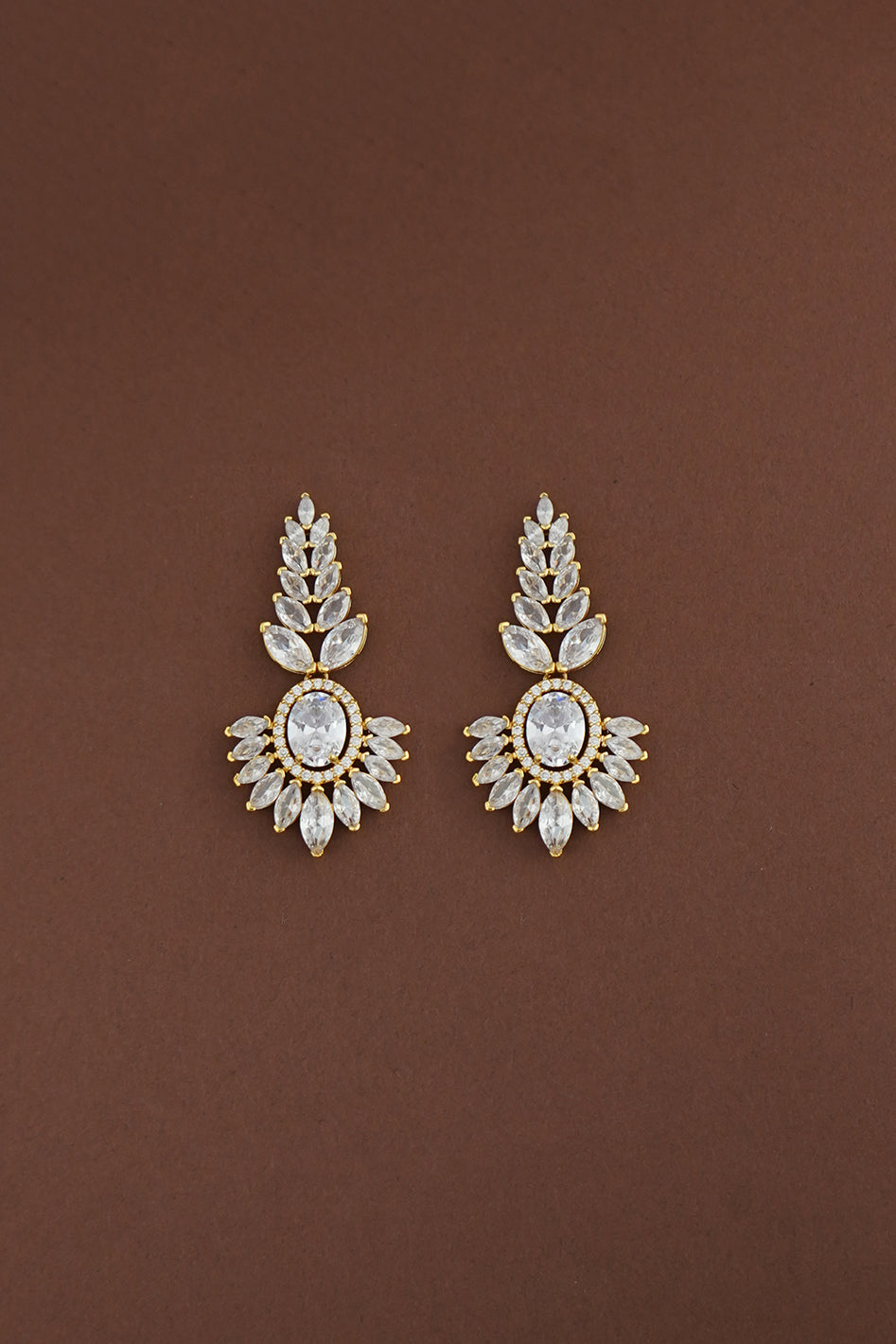 IRIS Earrings, Glam Swarovski Earrings - Final Sale