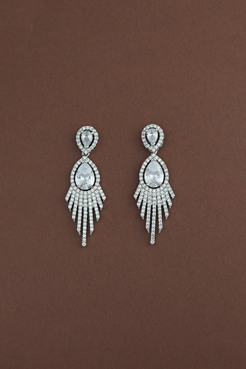 KIA Earrings with Cubic Zirconia Crystals - Final Sale