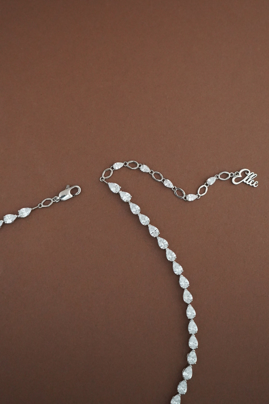 LEENA Simulated Diamond Necklace