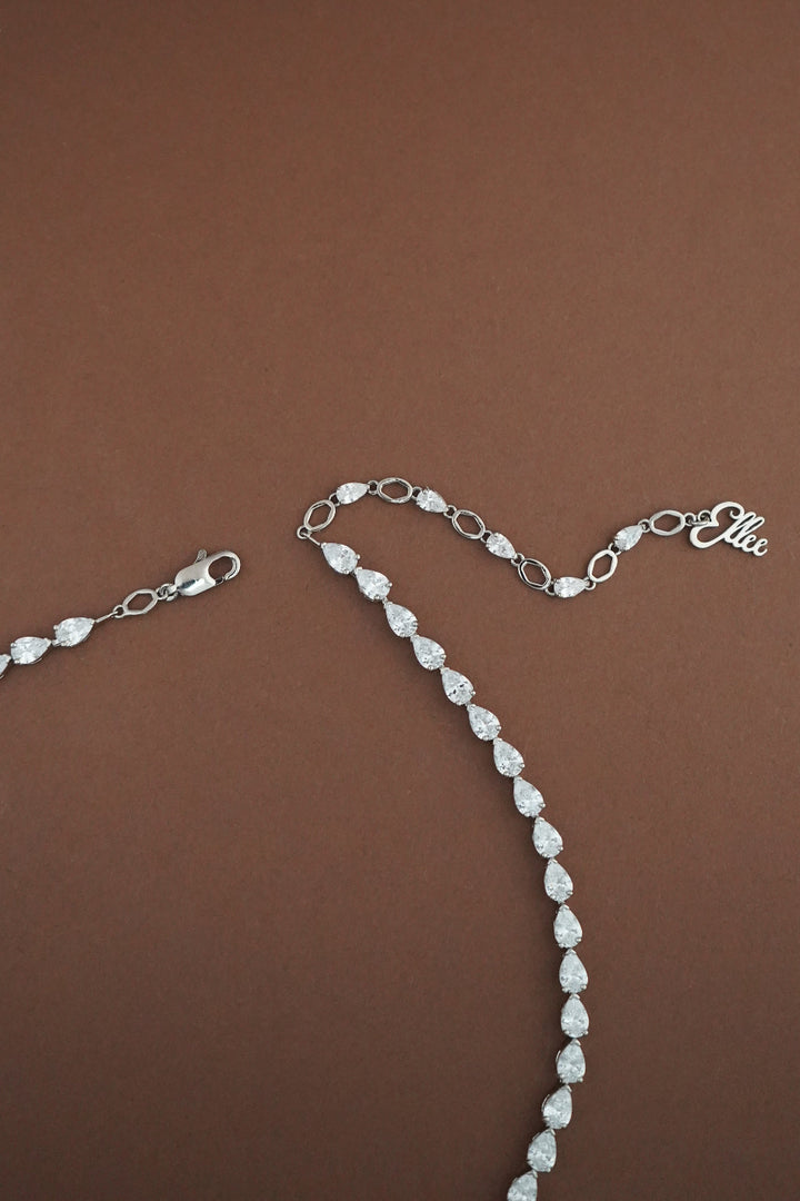 LEENA Simulated Diamond Necklace