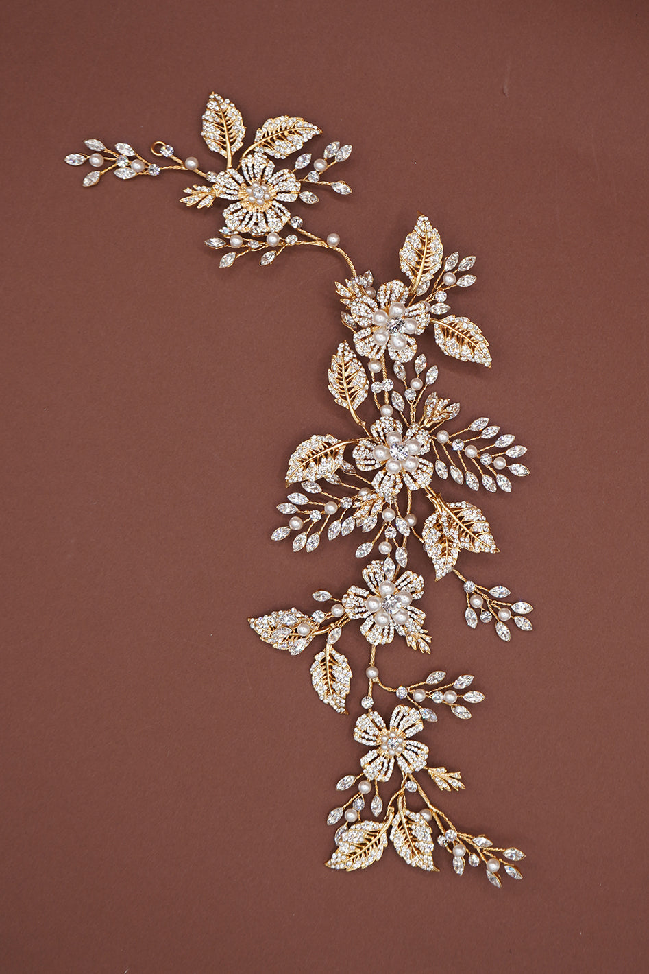 LEINA-PEARLS Luxurious Swarovski Headpiece