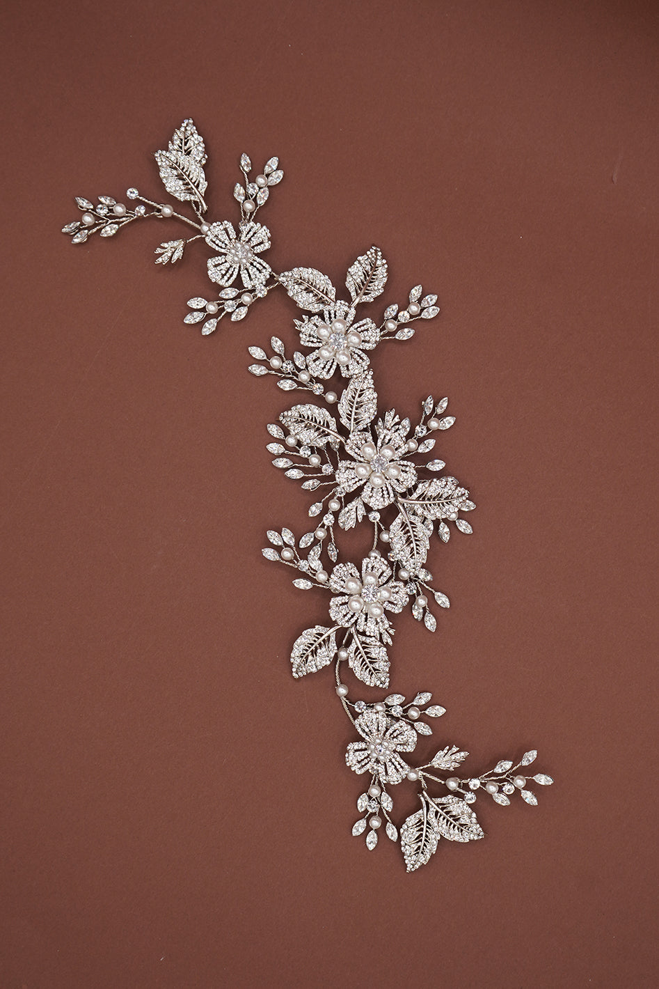 LEINA-PEARLS Luxurious Swarovski Headpiece