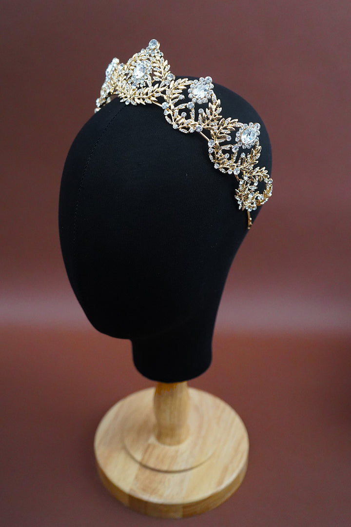 Ellee Bride Adorned with MELINA Swarovski Crown