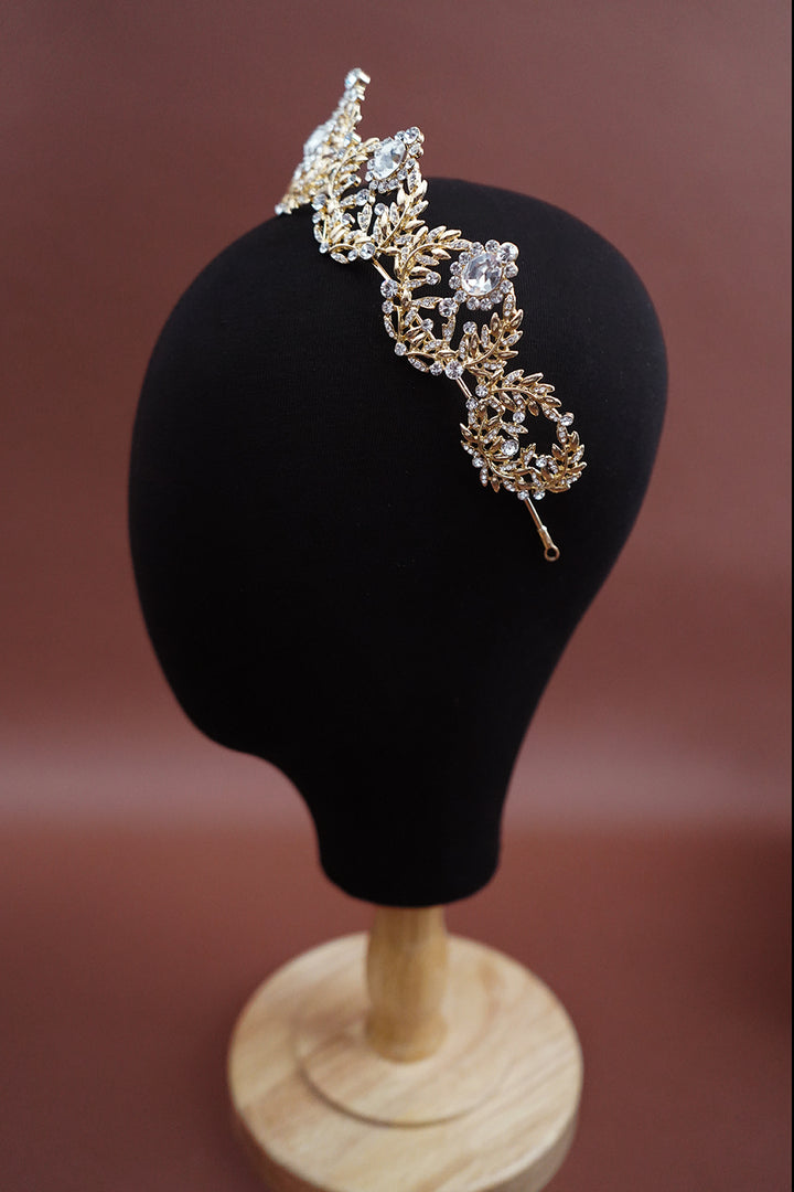 Ellee Bride Adorned with MELINA Swarovski Crown