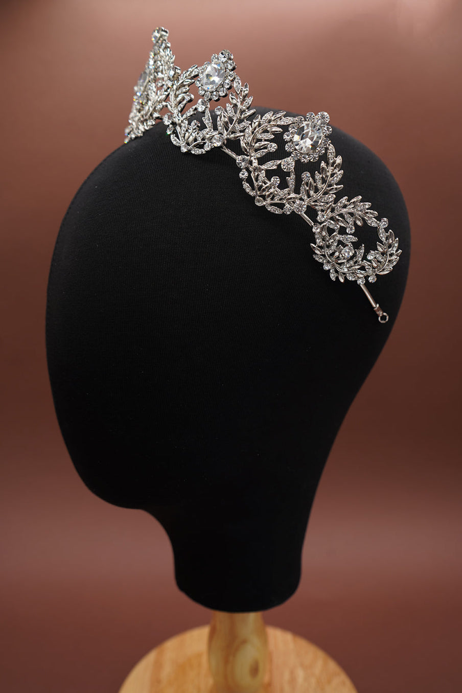 Ellee Bride Adorned with MELINA Swarovski Crown