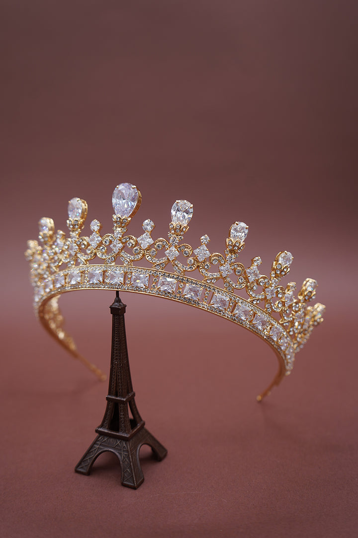 MAJESTIC EMERALD Green Swarovski Most Luxurious Royal Crown