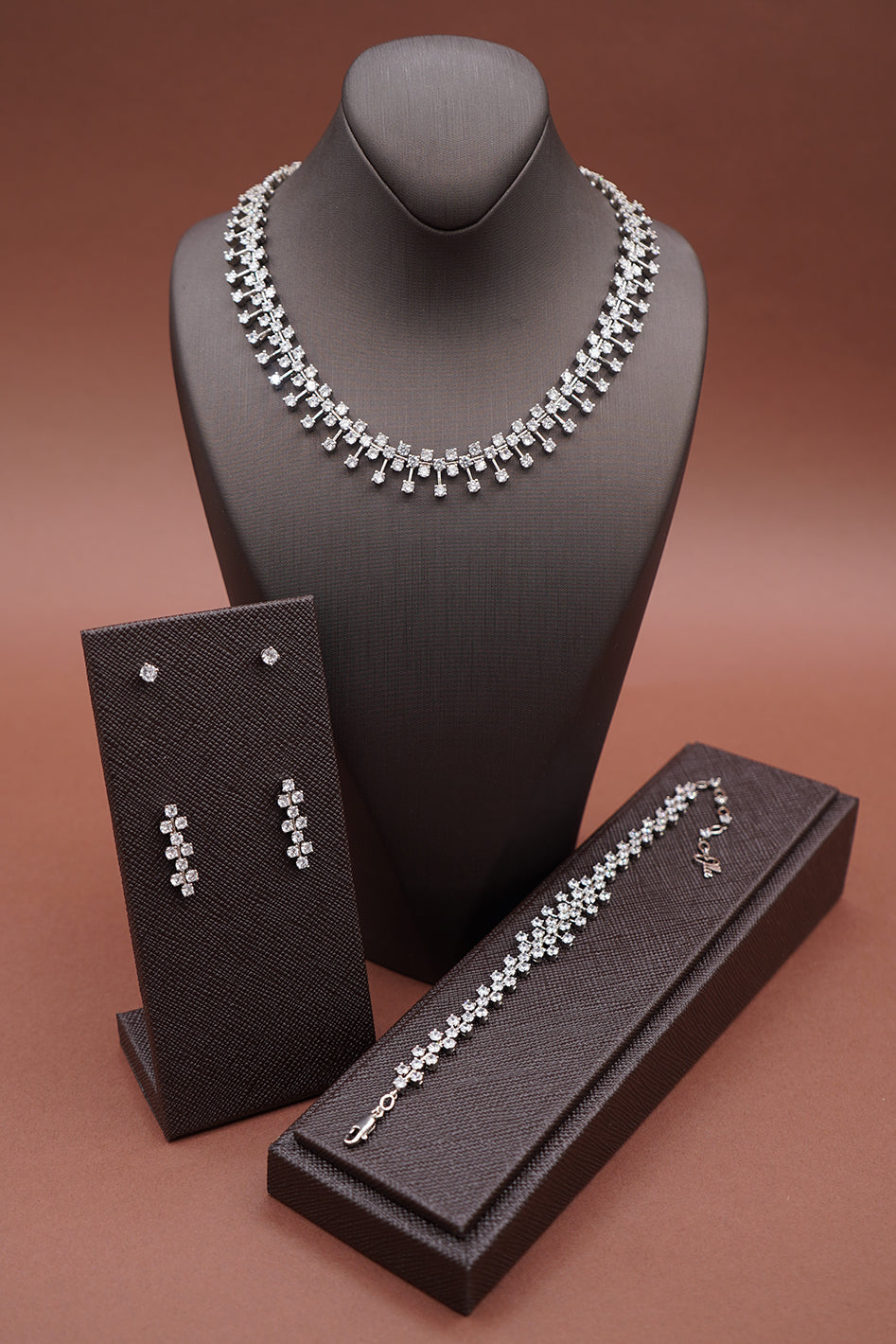 SELENA Simulated Diamond Jewelry Set