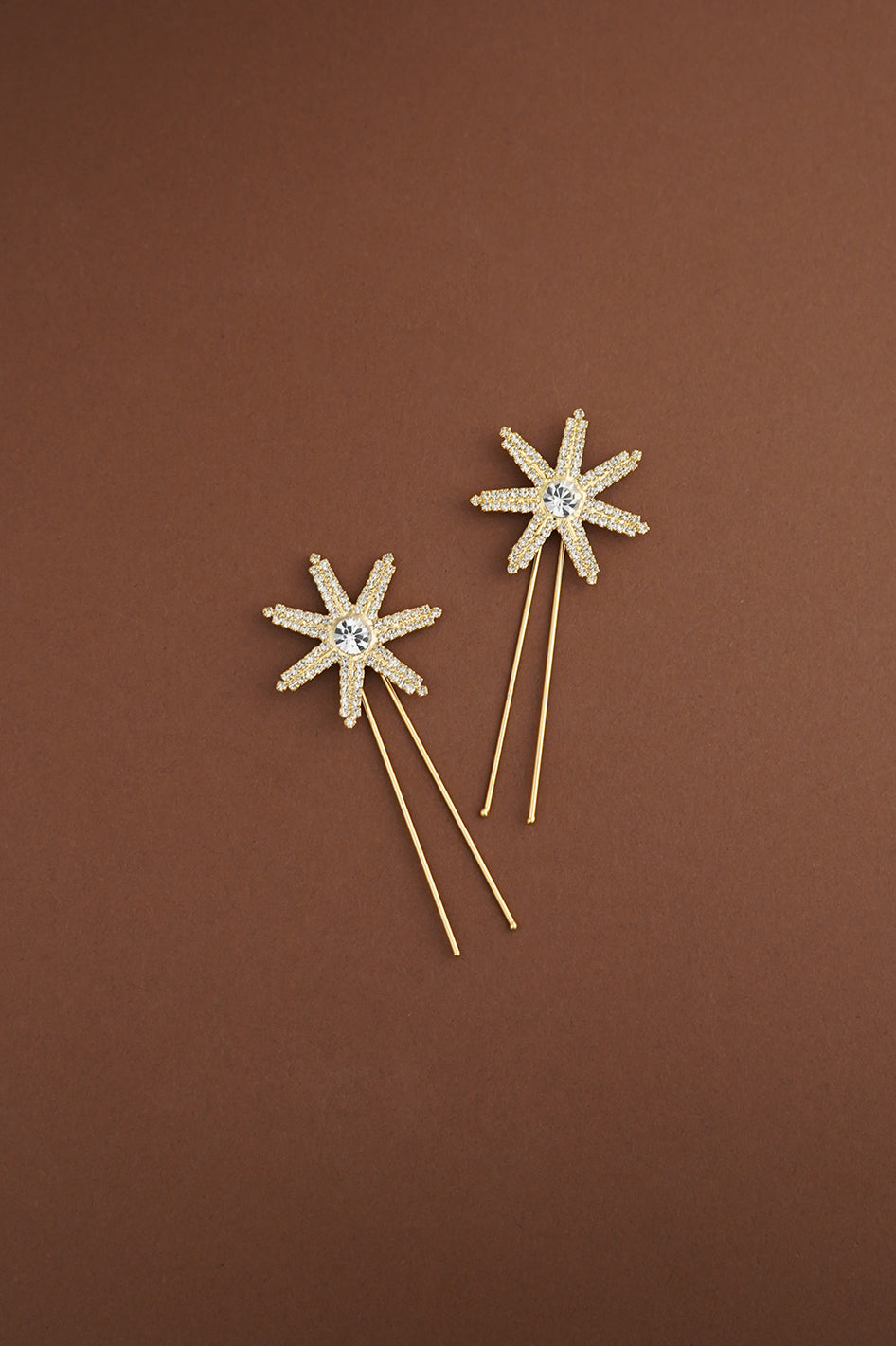 ZURI SWAROVSKI crystals Hair Pins, Sold in Pairs