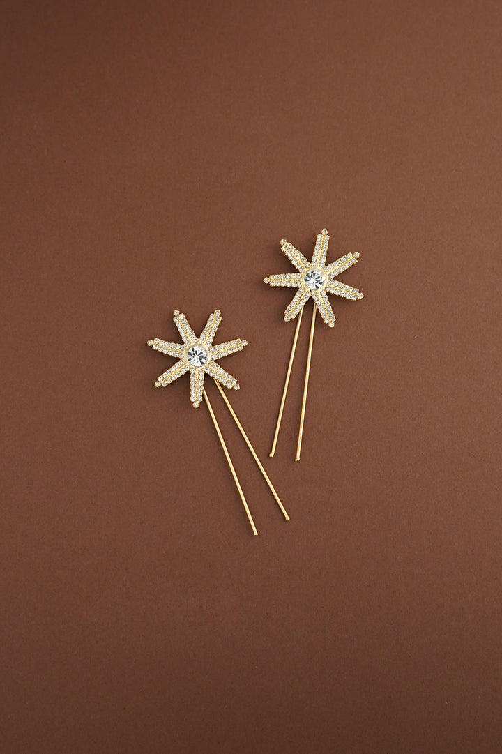 ZURI SWAROVSKI crystals Hair Pins, Sold in Pairs