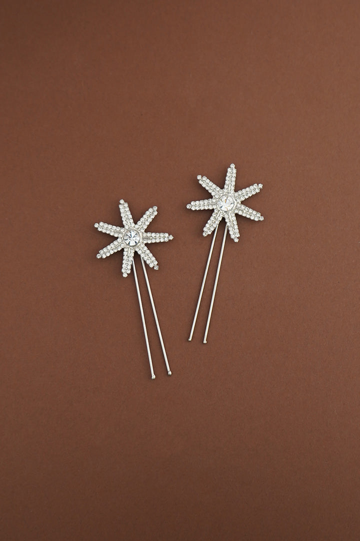 ZURI SWAROVSKI crystals Hair Pins, Sold in Pairs