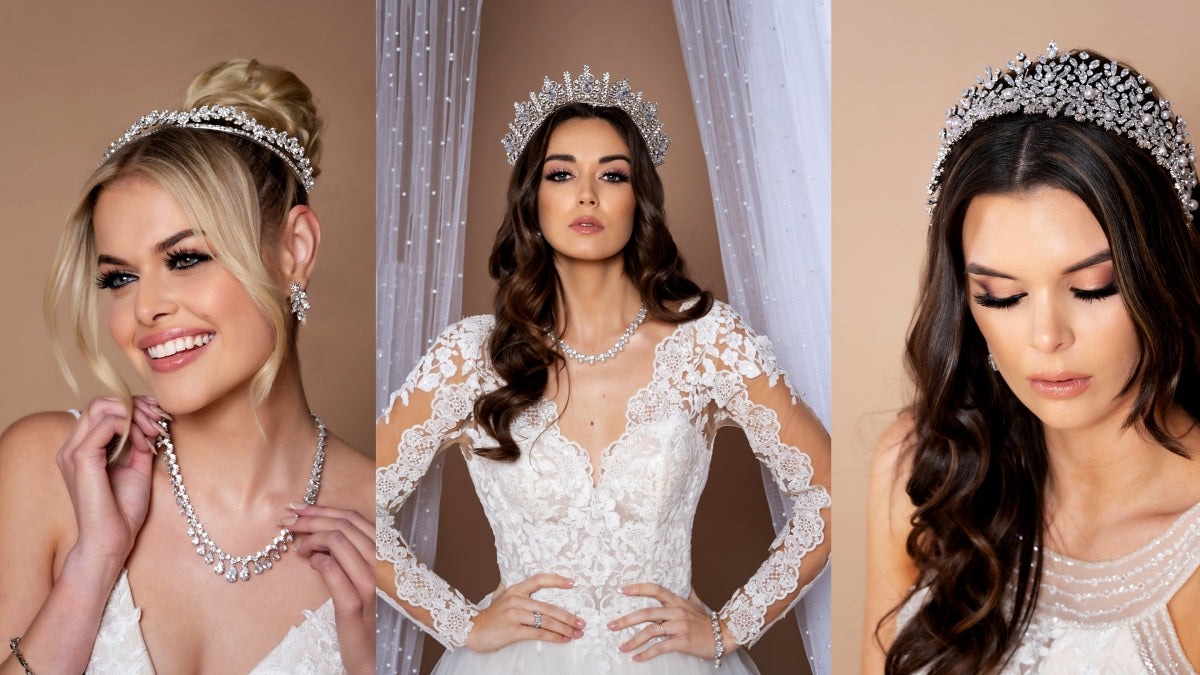 Quinceanera Crowns Tiaras Quince Jewelry Accessories Ellee Couture Boutique United States