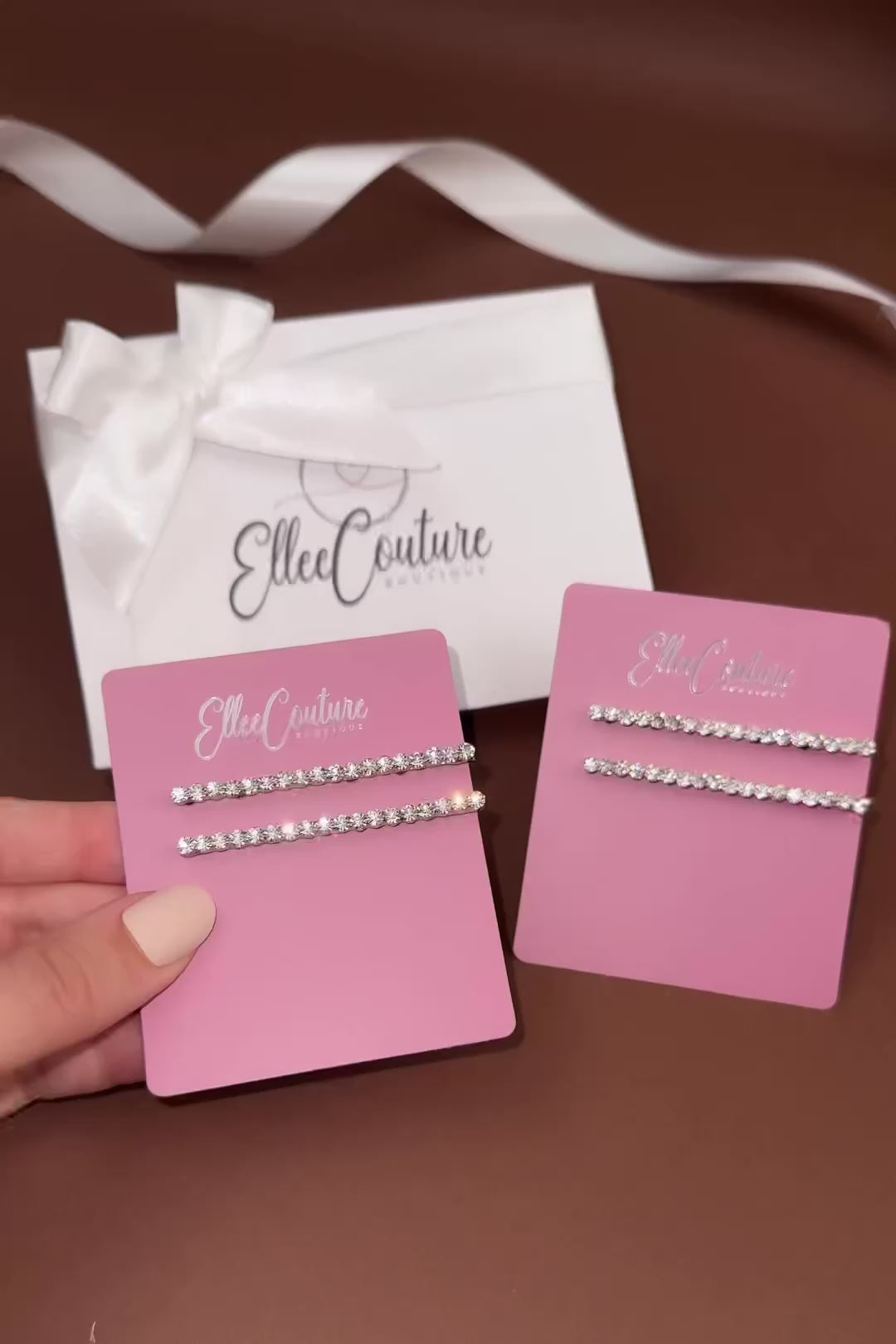 ARIA Regular Swarovski Hair Pins (Sold in Pairs)