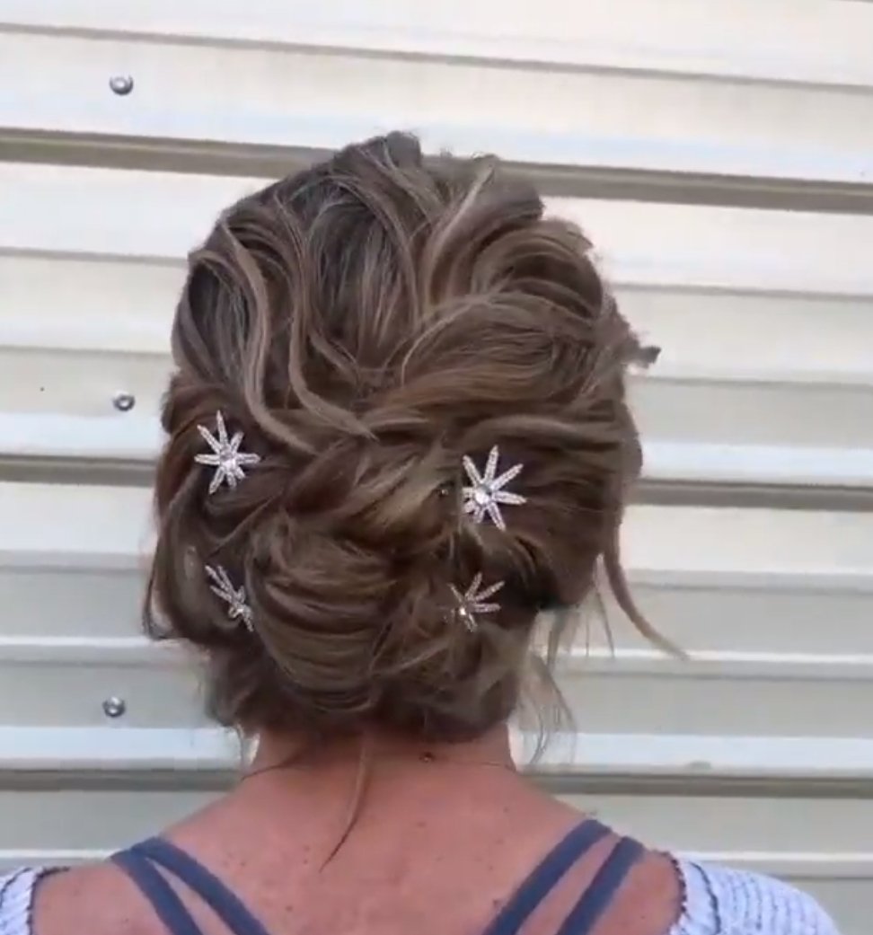 ZURI SWAROVSKI crystals Hair Pins, Sold in Pairs