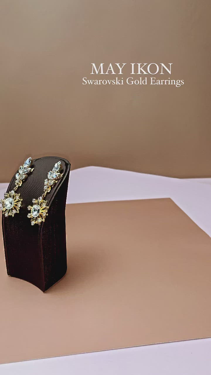 May Ikon Earrings Gold Video