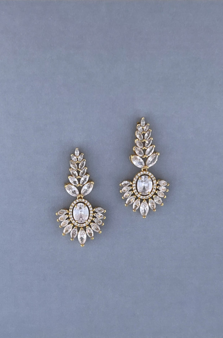 IRIS Earrings, Glam Swarovski Earrings - Final Sale