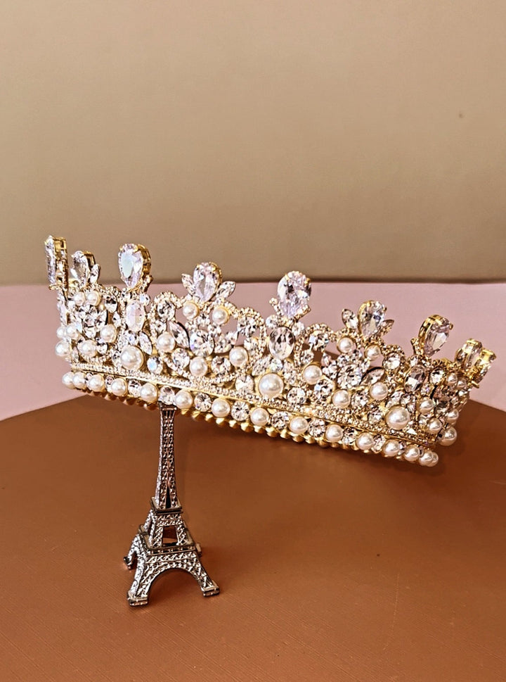 CARINA-Pearls Swarovski Full Crown