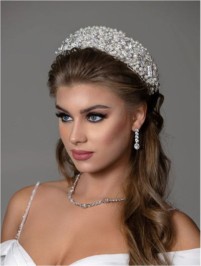Find Your Dream Pearl Bridal Tiara at Ellee Couture Boutique