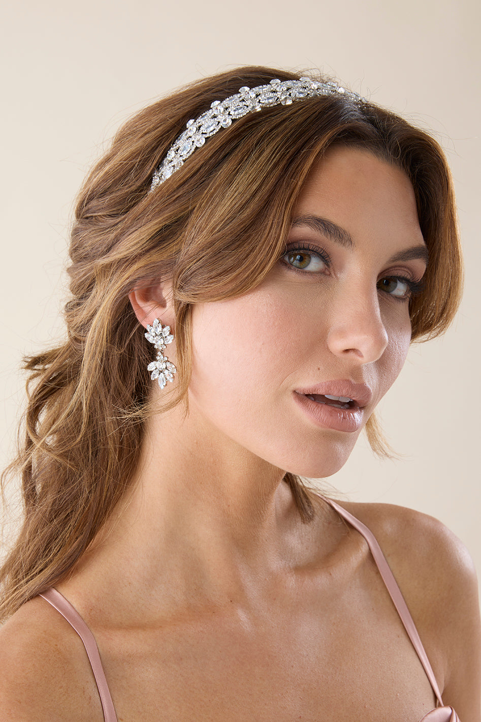 GRACE Crystal Bridal Headband