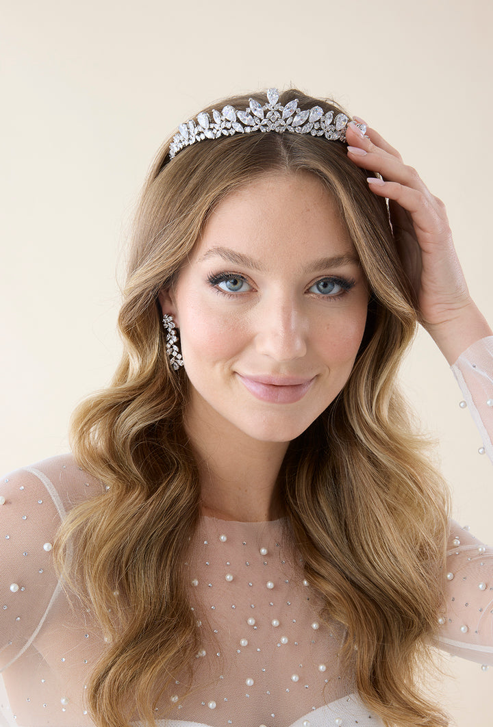 AVERY Simulated Diamond Tiara