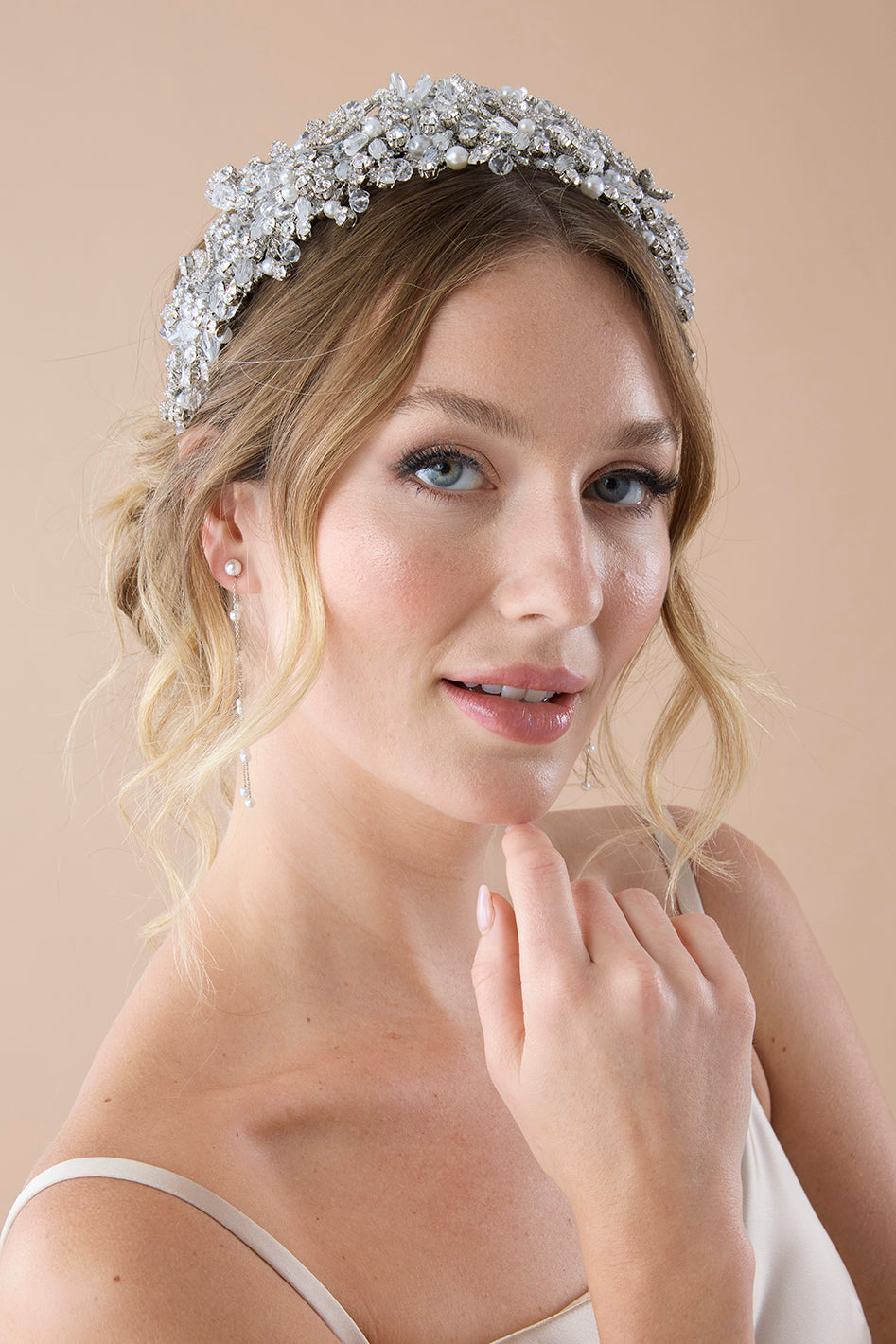 PHILIPPA Swarovski & Pearls Headband - Sample Sale