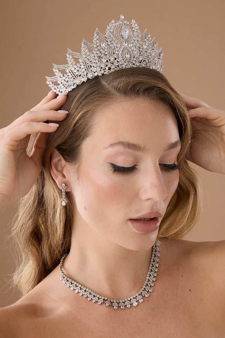 ANTOINETTE Bridal Crystal Crown