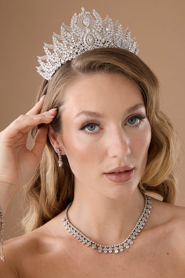 ANTOINETTE Bridal Crystal Crown