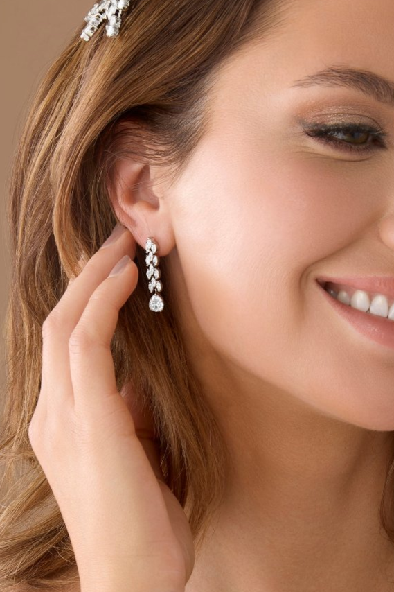 GLISTEN Simulated Diamond Earrings - Sample Sale