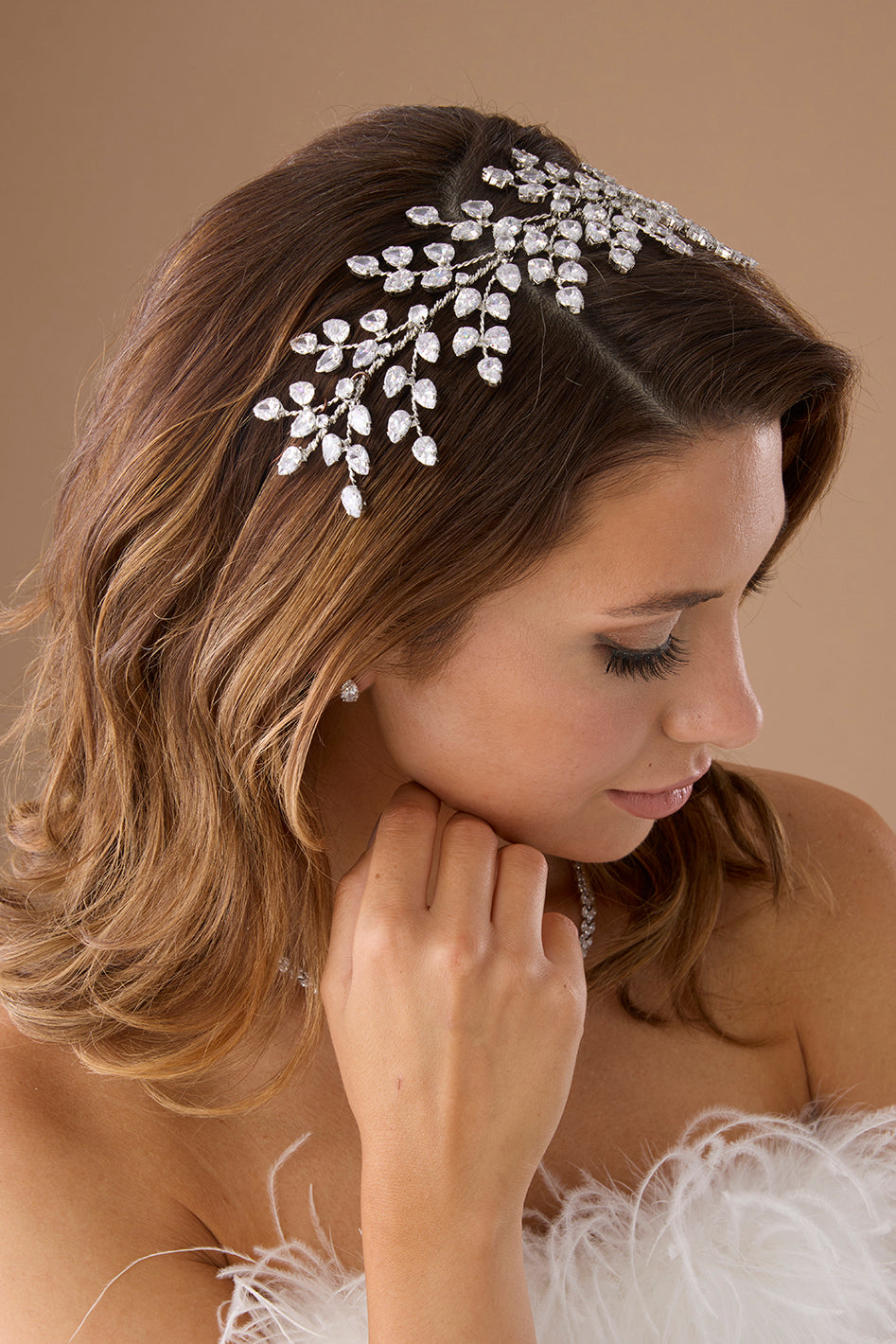 Holle Simulated Diamond Headband - Sample Sale