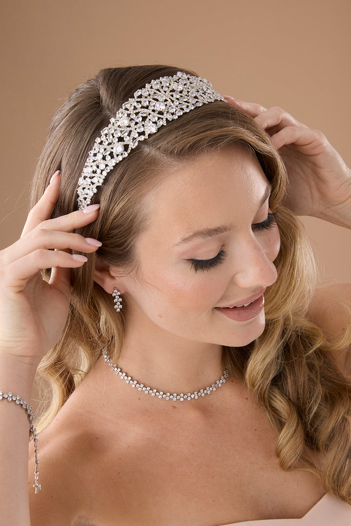 CASSIA Crystal Bridal Headband