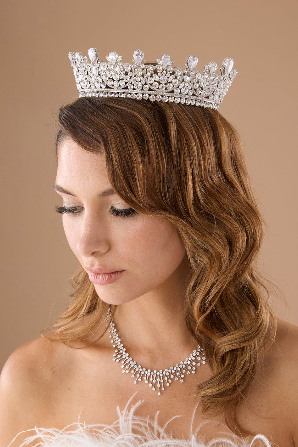 CARINA-Pearls Swarovski Full Crown