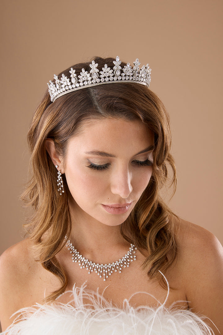 TEAGAN Swarovski Tiara - SAMPLE SALE