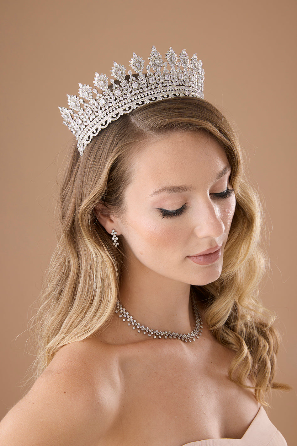 FARAH Swarovski Bridal Crown A Royal Crown.