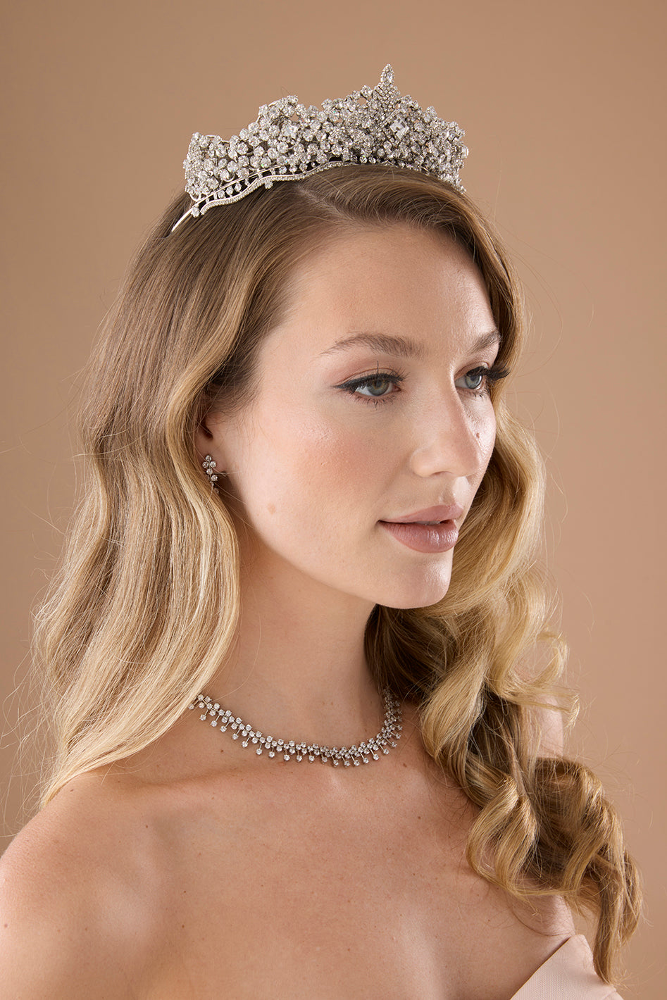 LONDON Crystal Wedding Tiara