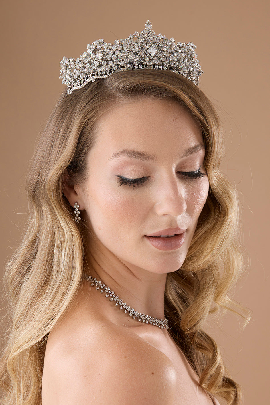 LONDON Crystal Wedding Tiara