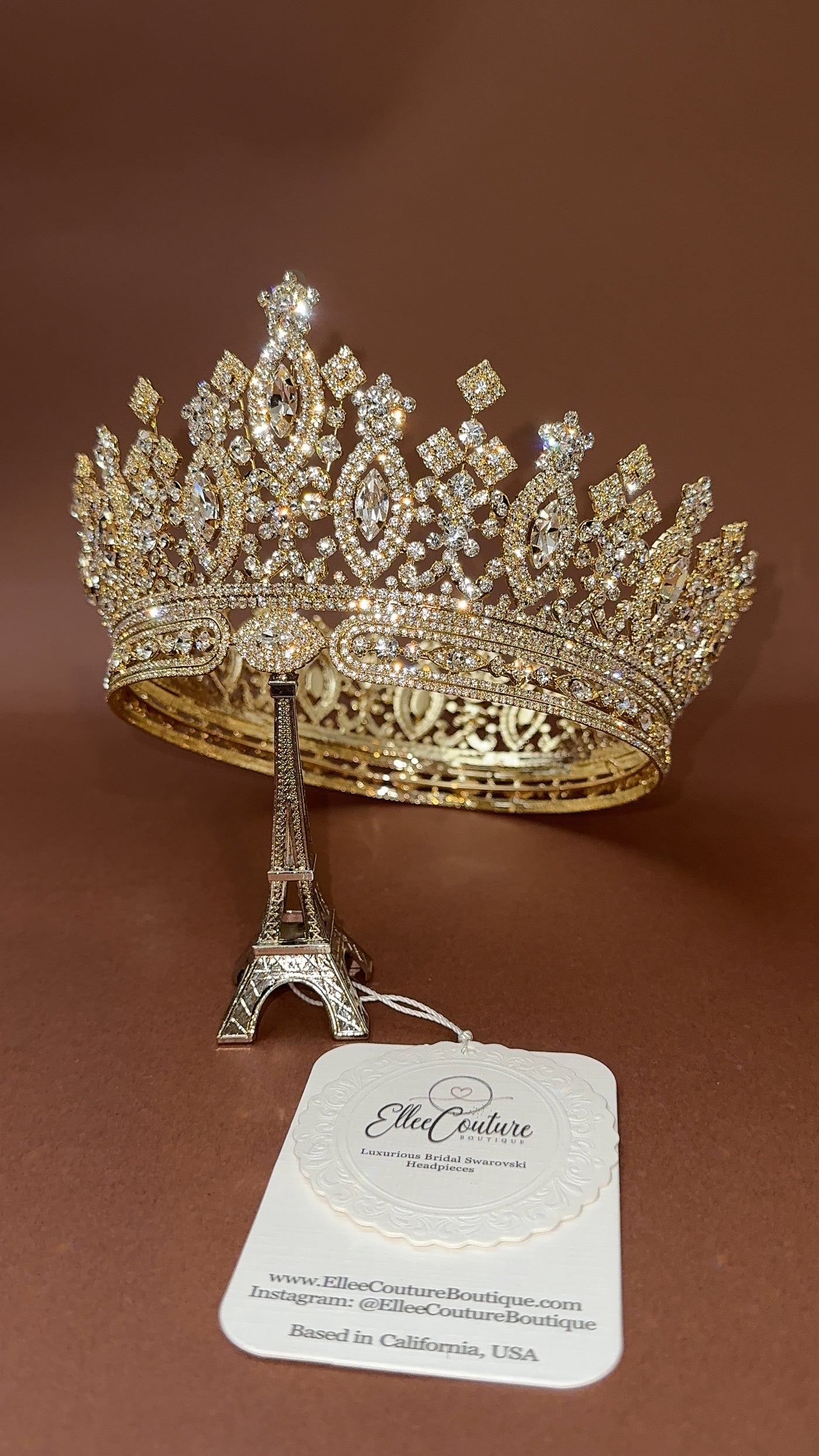 ANASTASIA FULL CROWN Swarovski Gorgeous Bridal or Special Occasion Crown