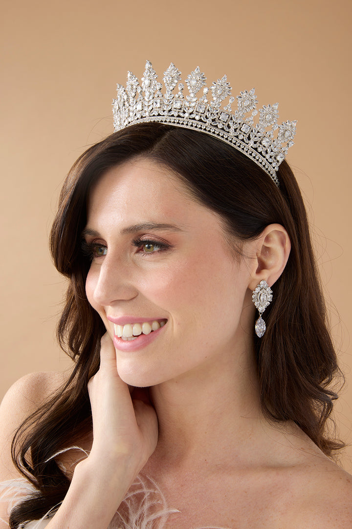 VICTORIA Crystal Tiara