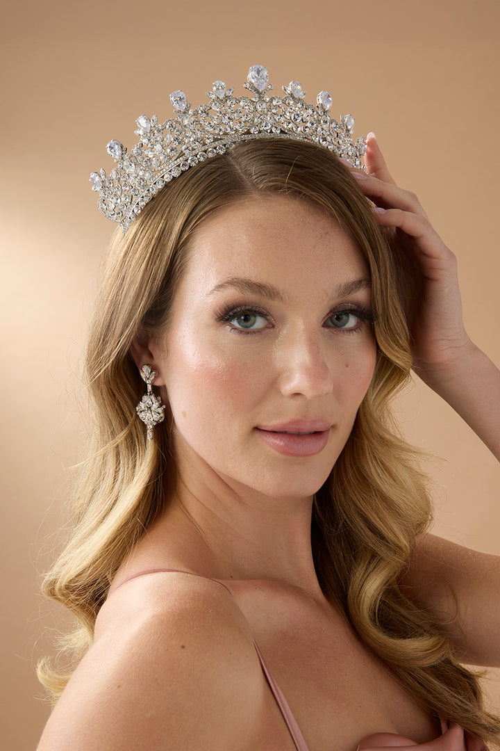 CARINA-Pearls Swarovski Crown