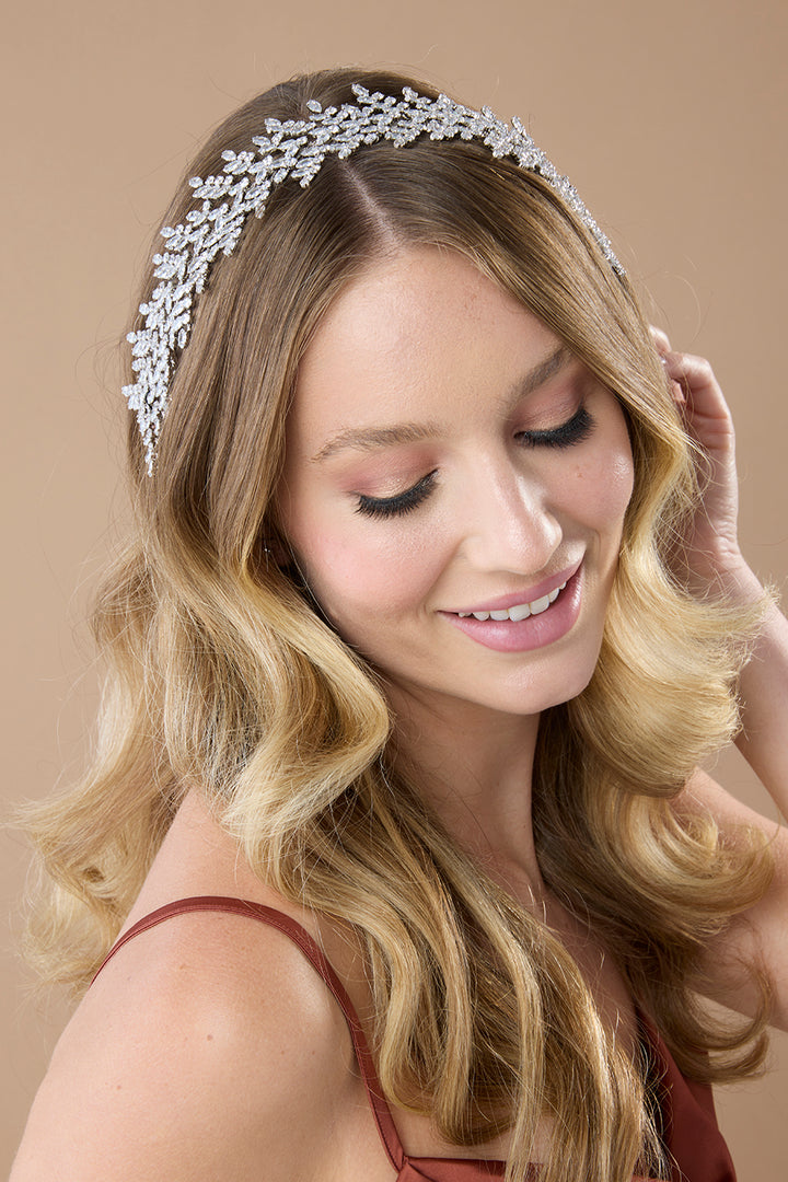 FIONA Simulated Diamond Headband