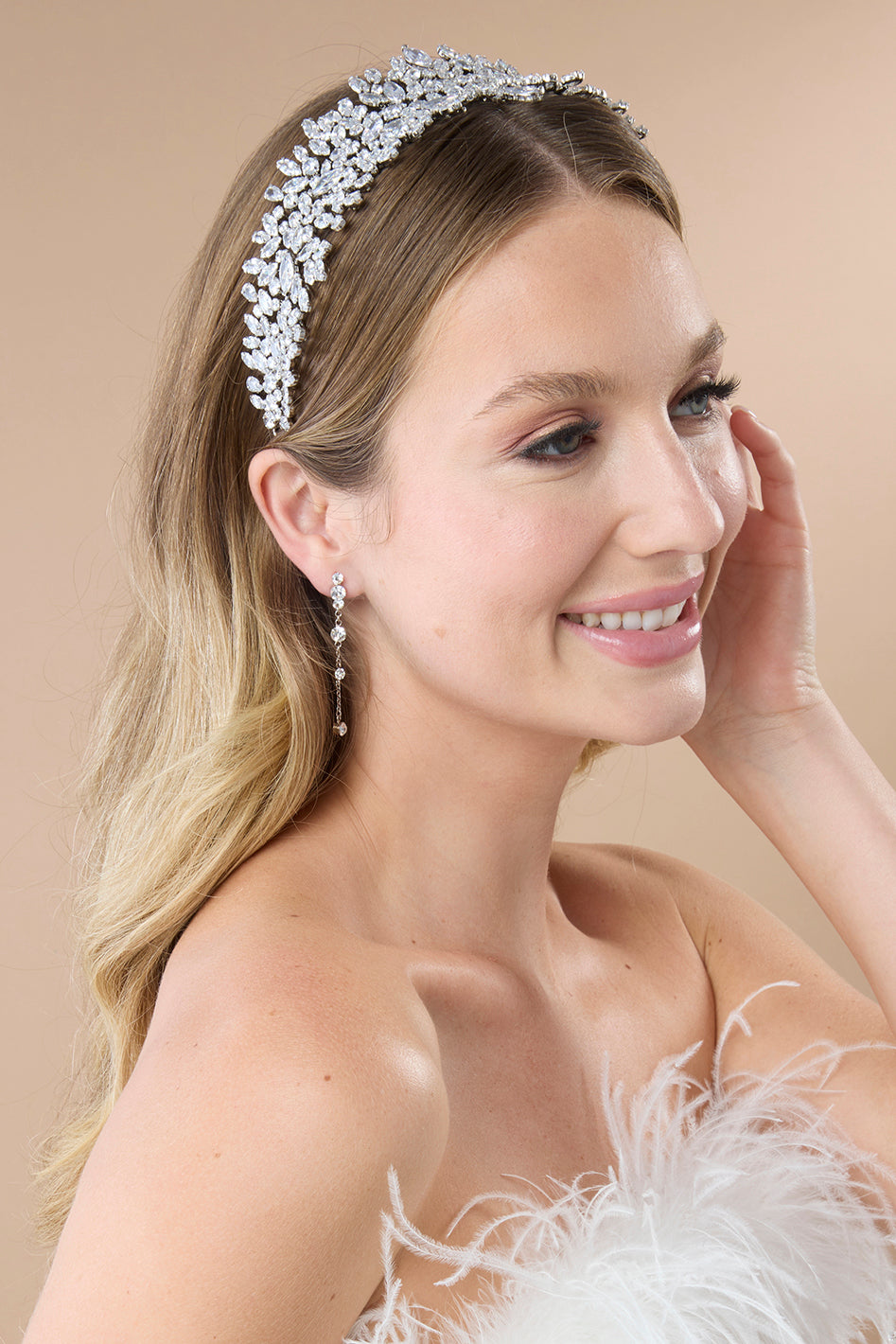 BELLE Simulated Diamond Headband