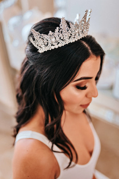 AURORA Swarovski Bridal Crown - SAMPLE SALE