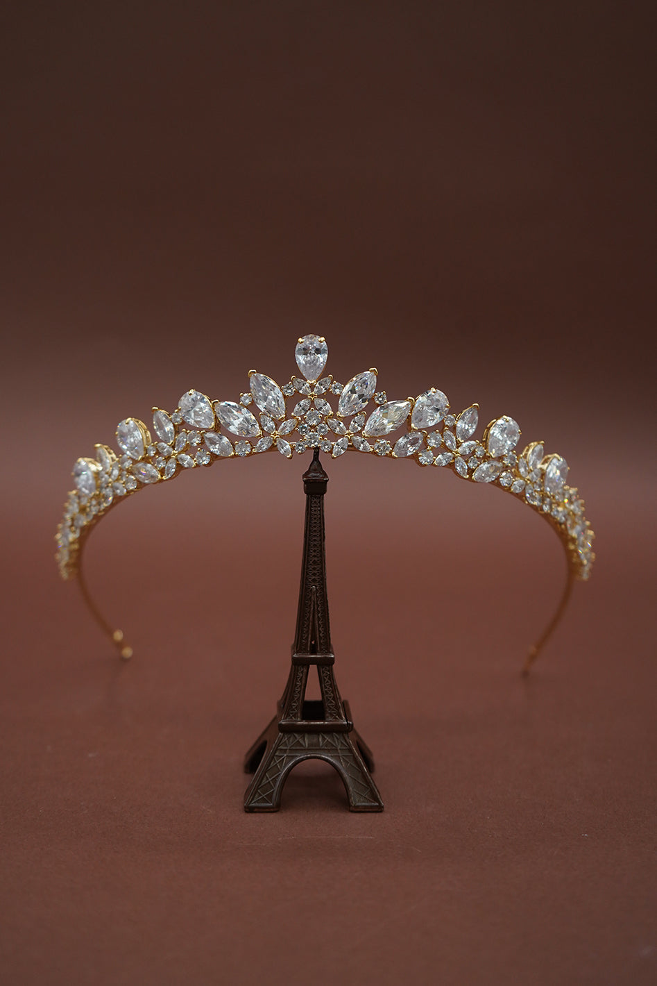 AVERY Simulated Diamond Tiara