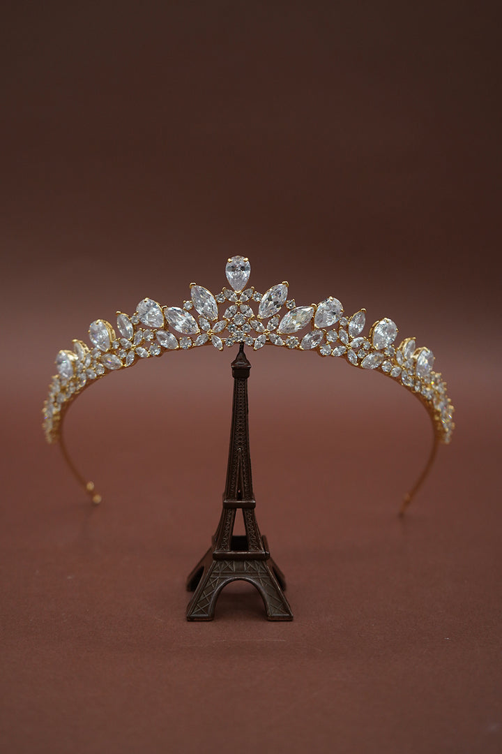 AVERY Simulated Diamond Tiara