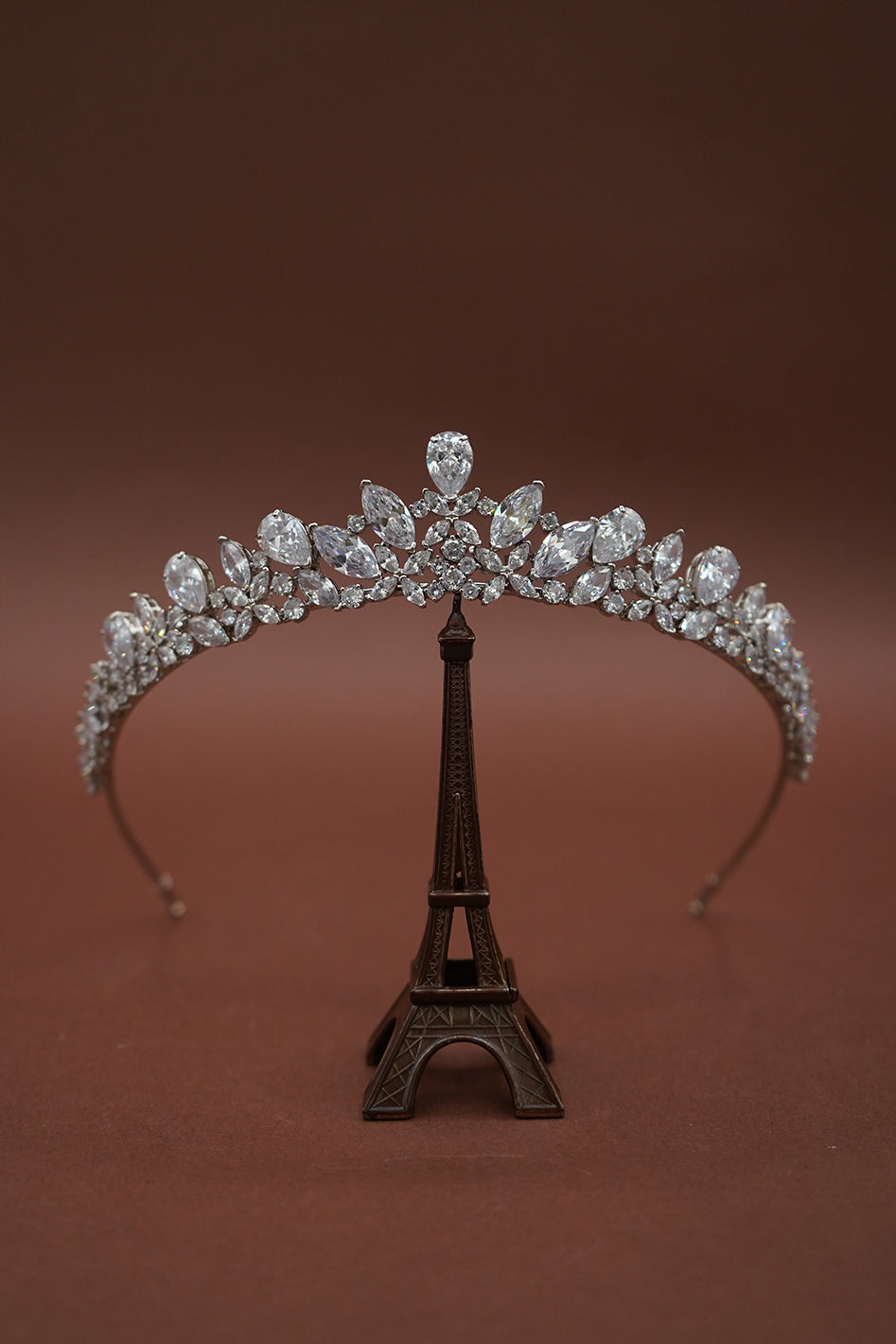 AVERY Simulated Diamond Tiara