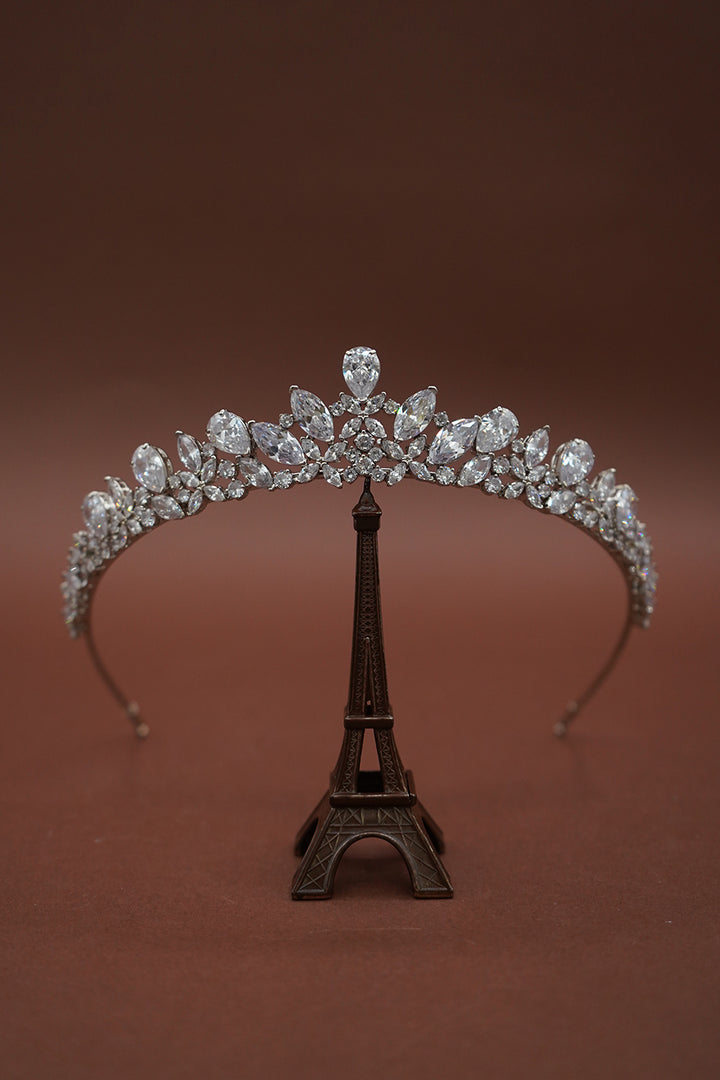 AVERY Simulated Diamond Tiara