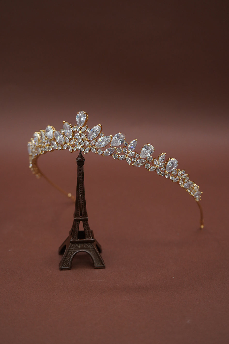 AVERY Simulated Diamond Tiara
