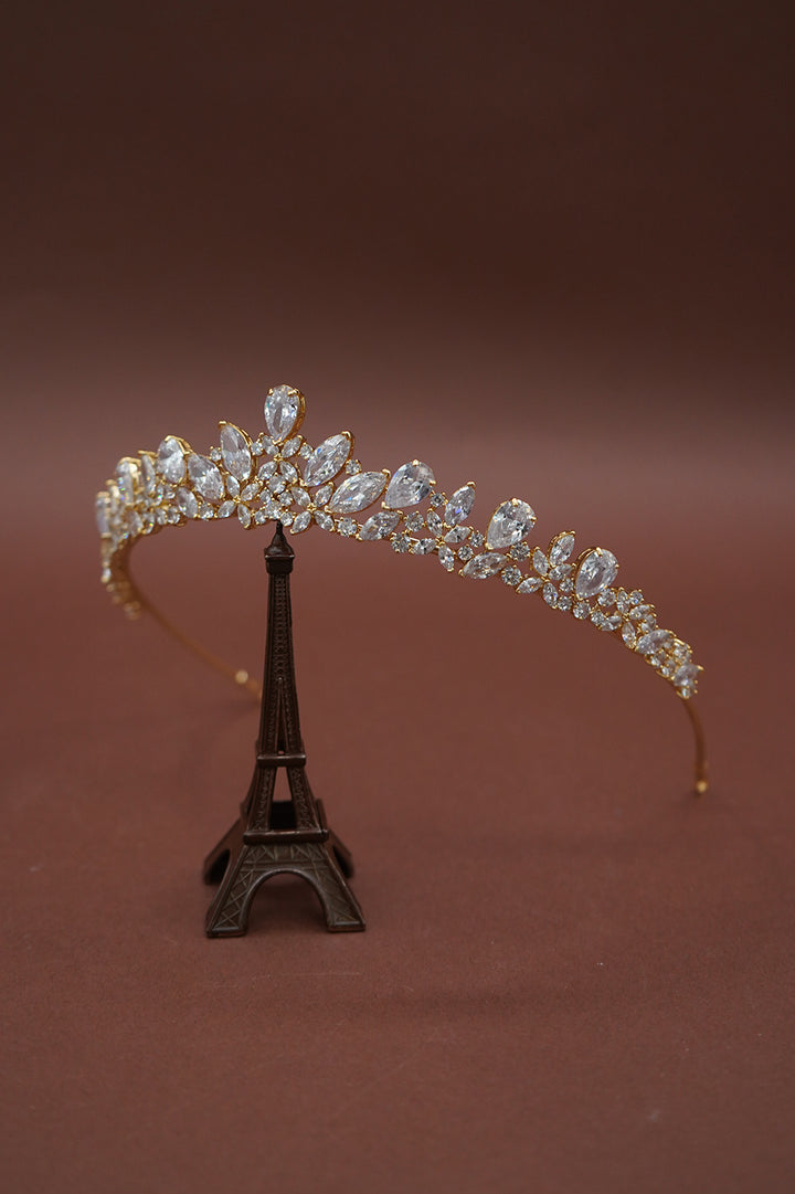 AVERY Simulated Diamond Tiara